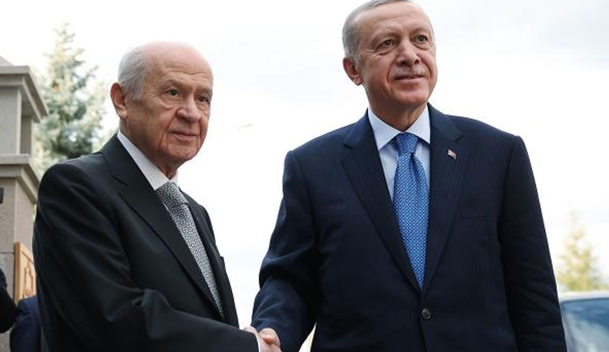 Cumhurbaşkanı Erdoğan, MHP Genel Başkanı Devlet Bahçeli'yi ziyaret etti