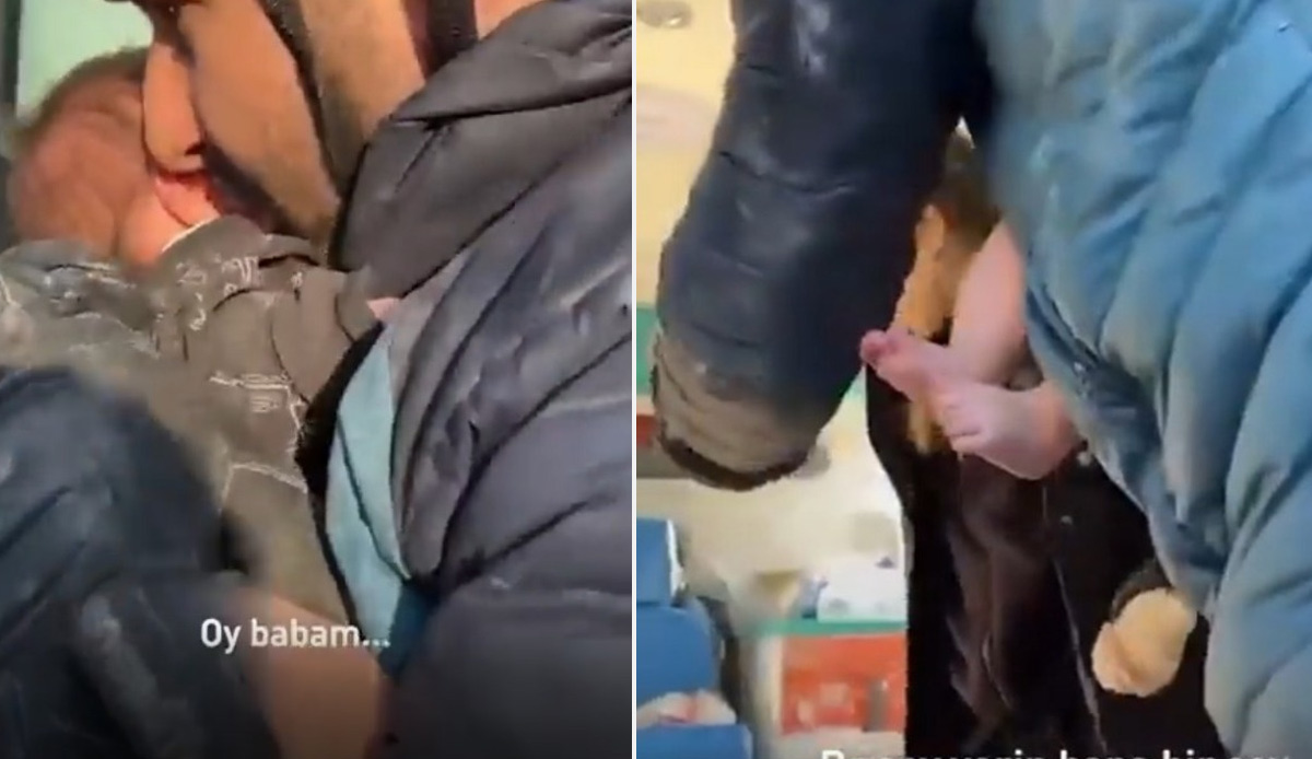 2 aylık Mehmet Çınar bebek, 29 saat sonra sağ olarak kurtarıldı!