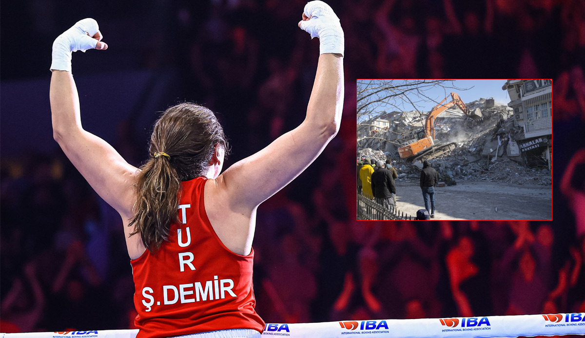 Busenaz Sürmeneli ve Şennur Demir'den yardım çağrısı! Milli boksörler Kahramanmaraş'ta