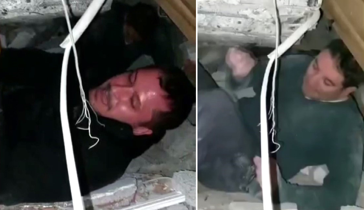 AK Partili vekil eline kazmayı aldı, enkaza daldı! 3 çocuk babası vatandaşı kurtardı