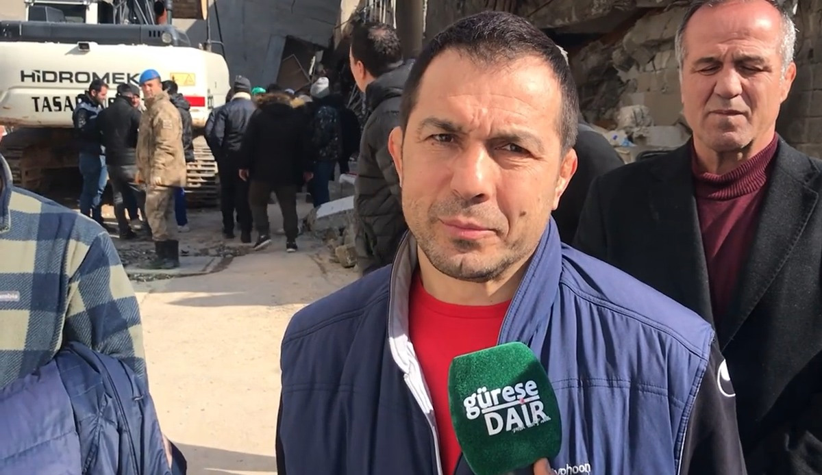Şeref Eroğlu: 4 güreşçimiz enkaz altında, 5'i rahmetli oldu, 8'i kurtarıldı