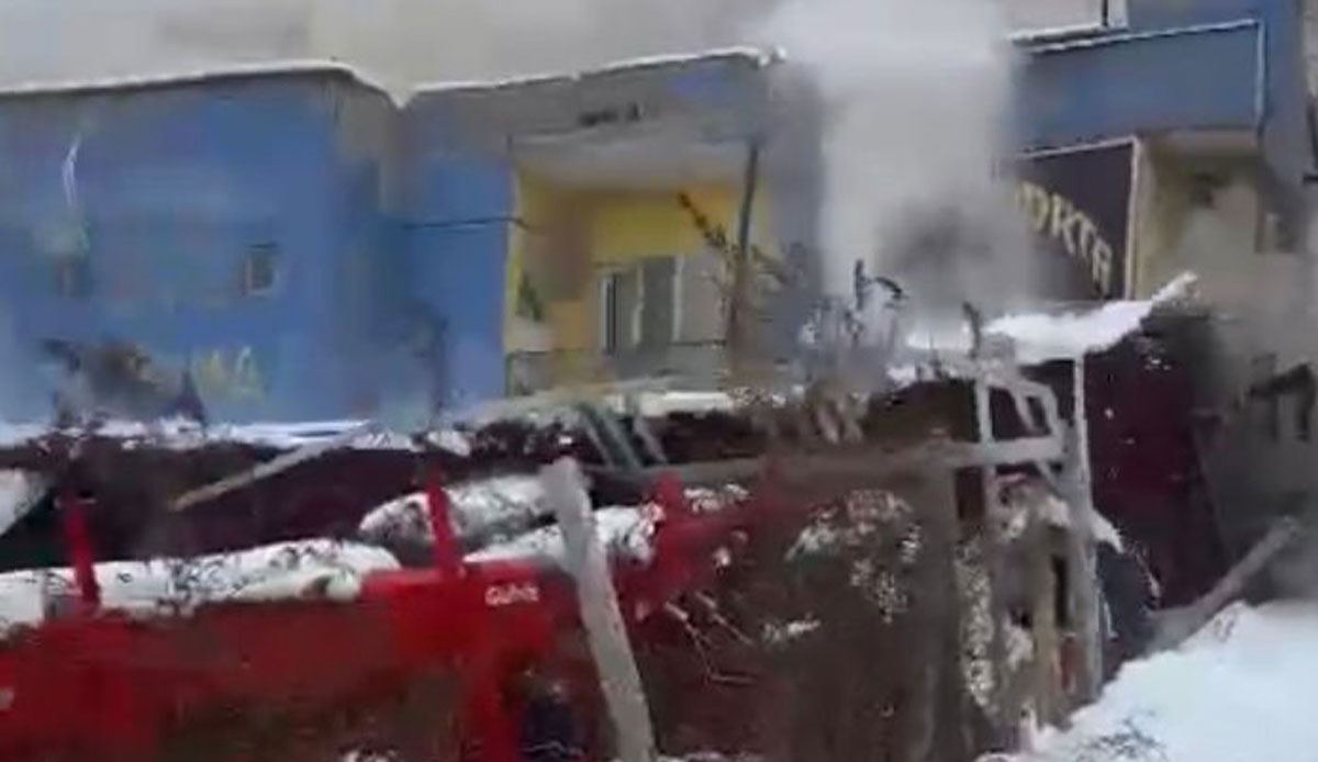 Kıyamet gibi: Kamera döndükçe bir bir yıkıldı