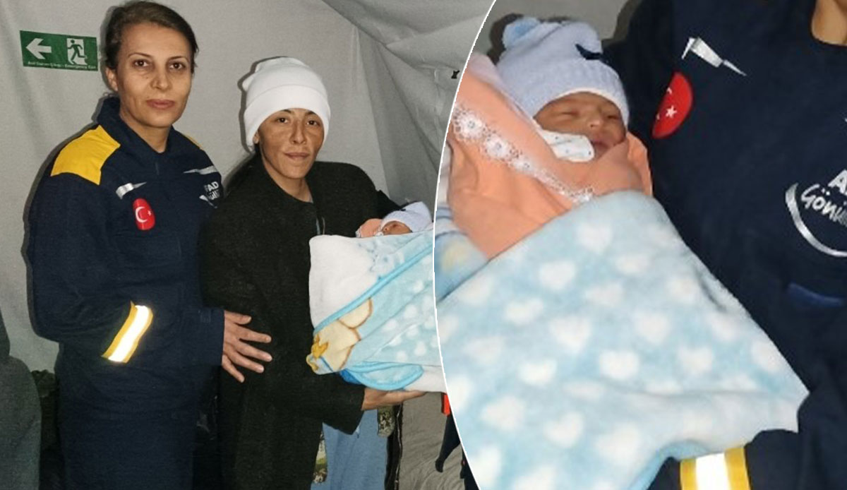 Depremzede aile istedi... Çadırda dünyaya gelen bebeğin adını Mehmetçik koydu: Umut!