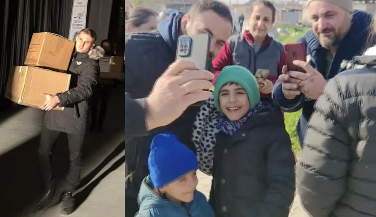 1 yaşında enkazdan kurtarılan Kerem Aktürkoğlu depremzedelerle görüntülü konuşarak moral verdi