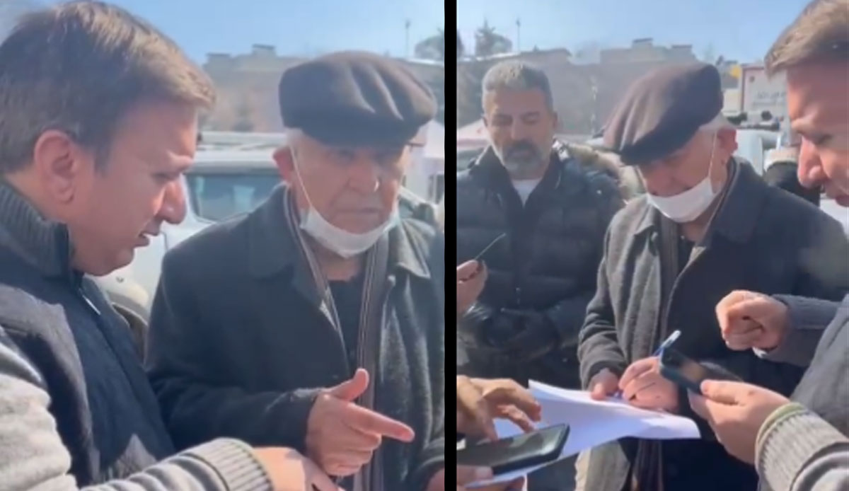 Depremzede Alevilere yardım yapılmıyor iddialarını çürüten diyalog