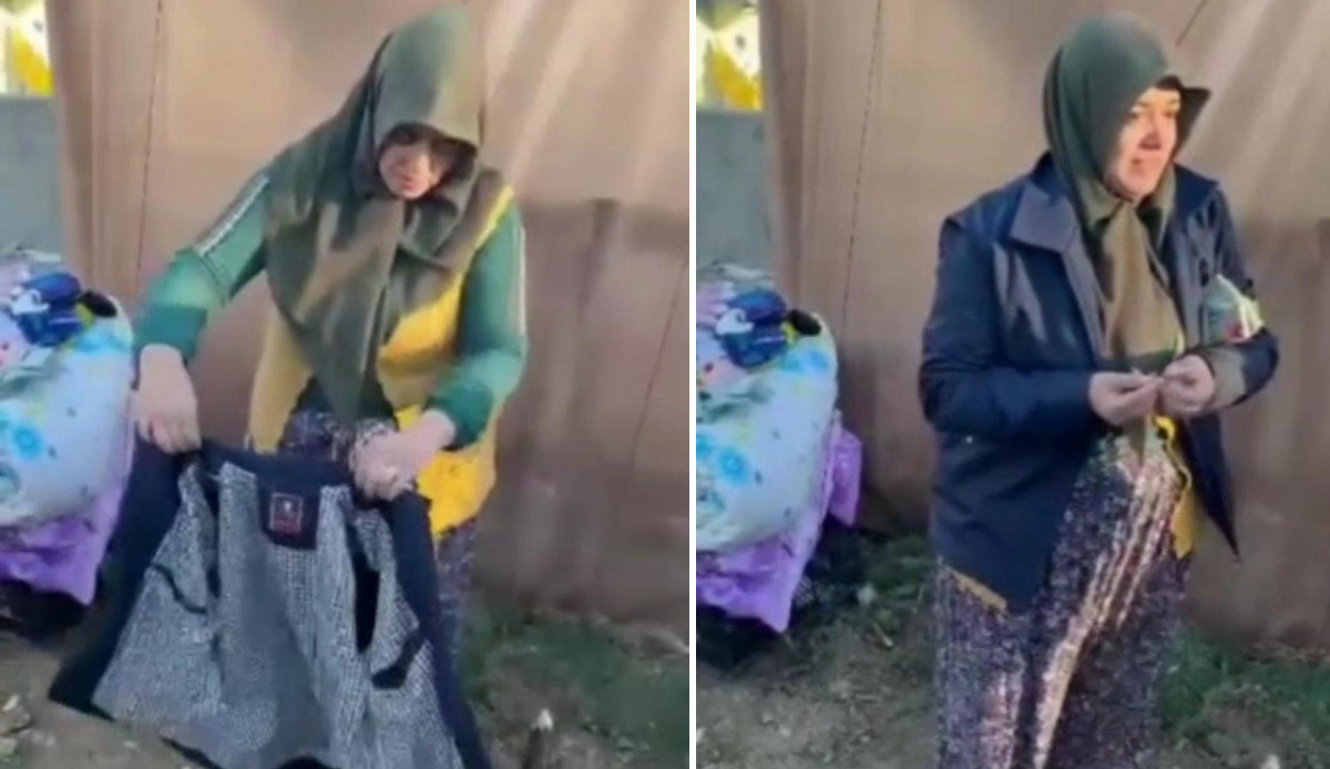 Yardım için gönderilen montun cebinden çıkanlar gözyaşlarına boğdu! 'Sizce bunu yapan cehenneme girer mi?'