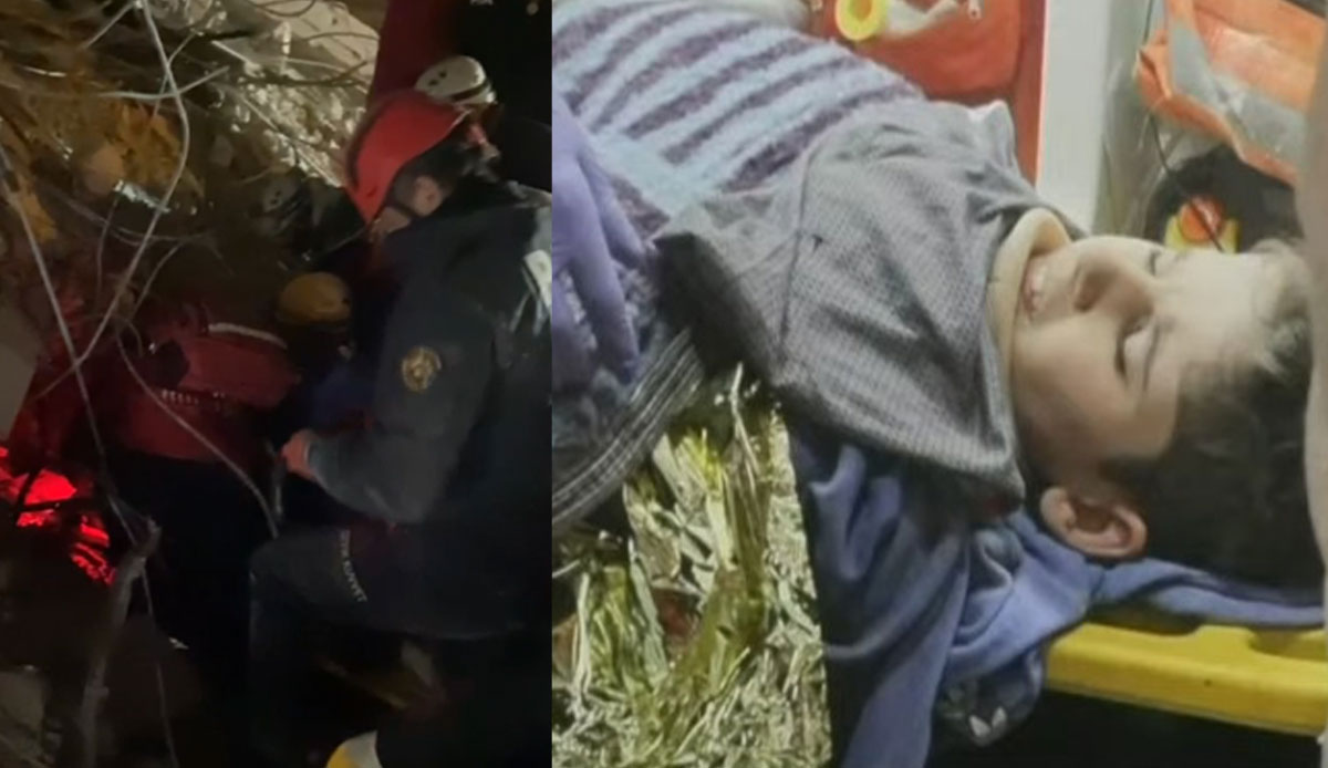 260. saatte bir inanılmaz kurtuluş daha! 12 yaşında 11 günlük mücadeleden sağ çıktı