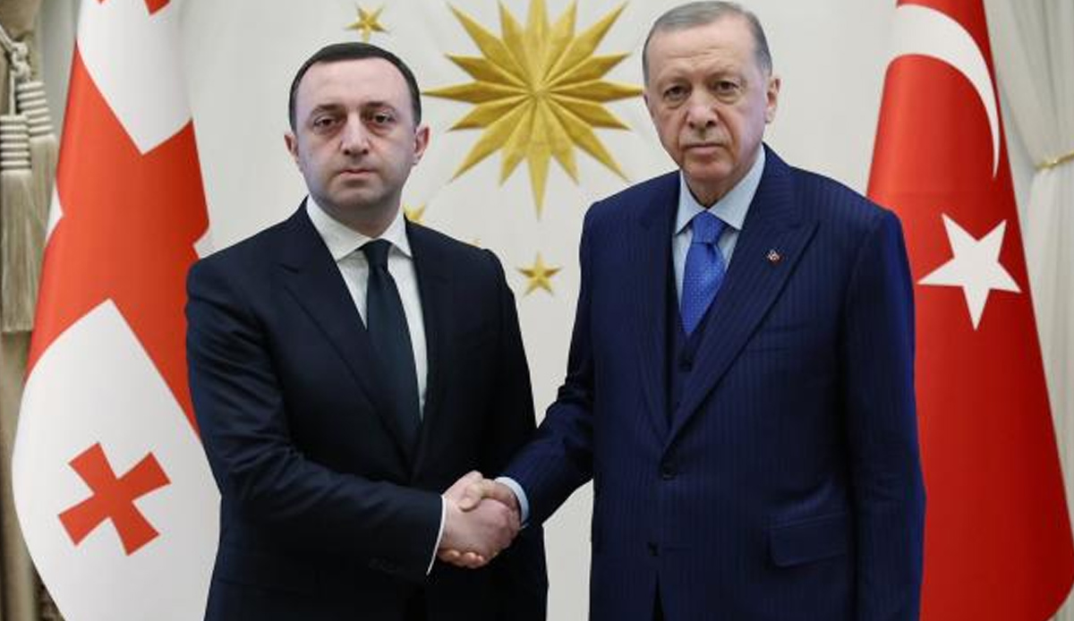 Cumhurbaşkanı Erdoğan Gürcistan Başbakanı Garibaşvili’yi kabul etti