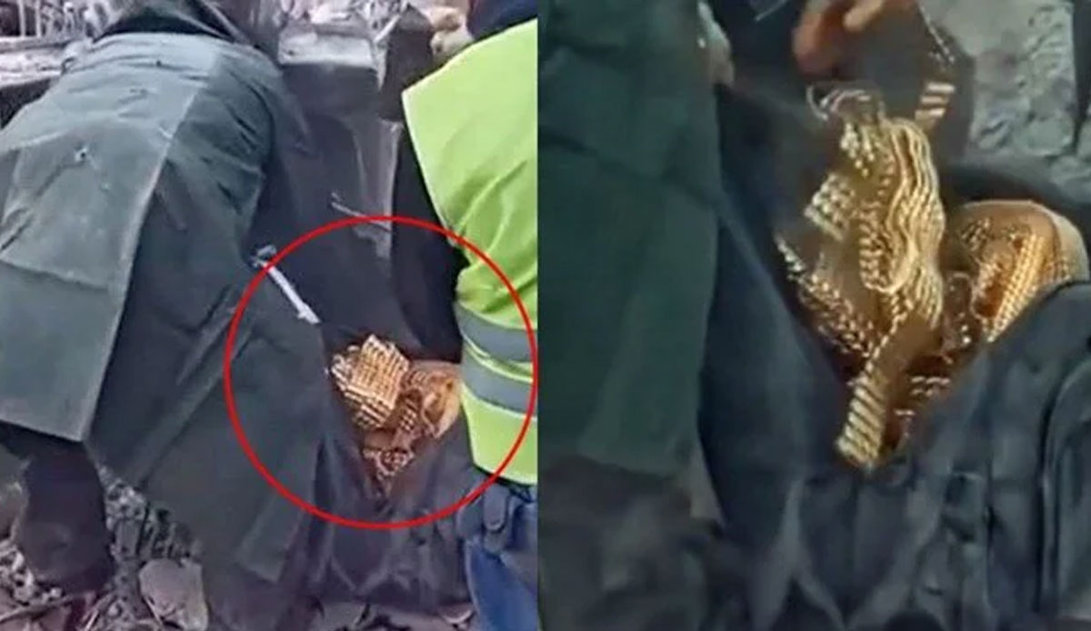 Enkazdan çıkan altın dolu çantanın sahibi ünlü kuyumcu çıktı