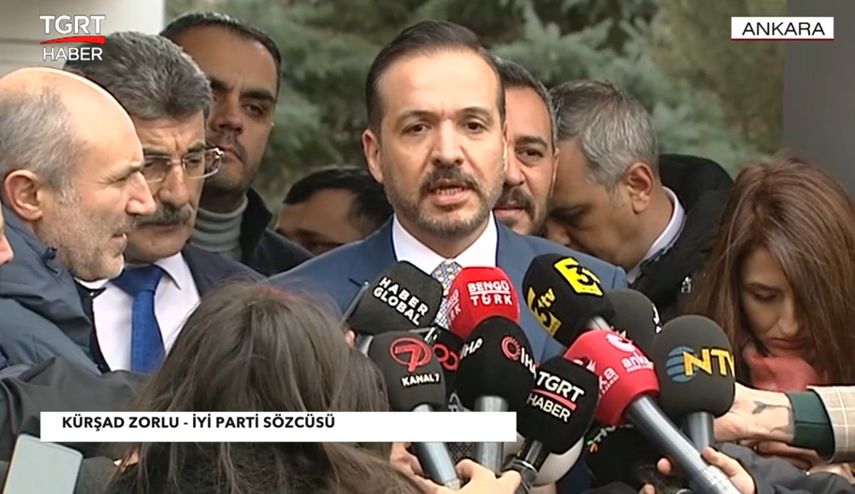 İYİ Parti Sözcüsü Kürşad Zorlu açıkladı: Akşener 'masa'ya döndü