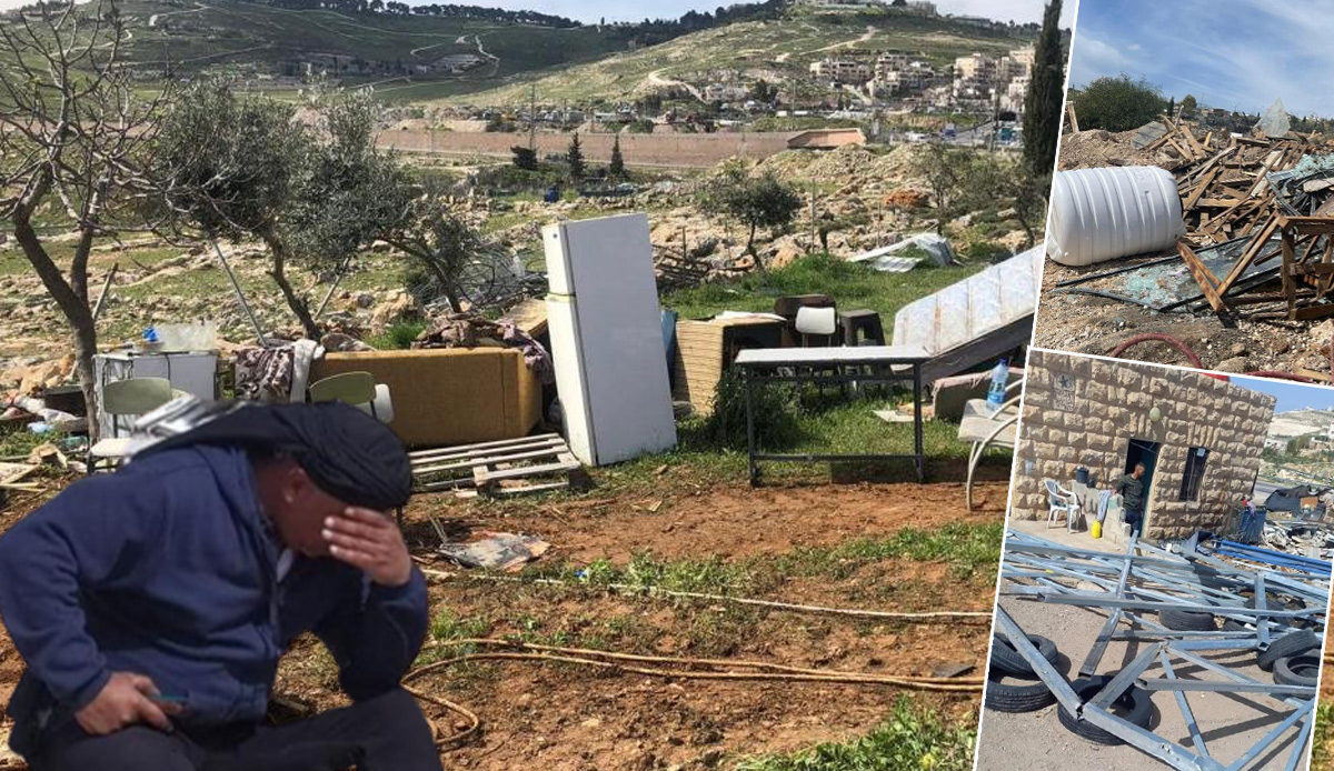 Batı Şeria'da zulüm! Direnişleri yıkamayan İşgalci İsrail, evleri yıktı