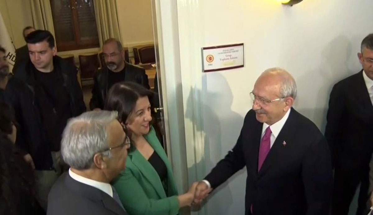 Kemal Kılıçdaroğlu'nun HDP görüşmesi başladı