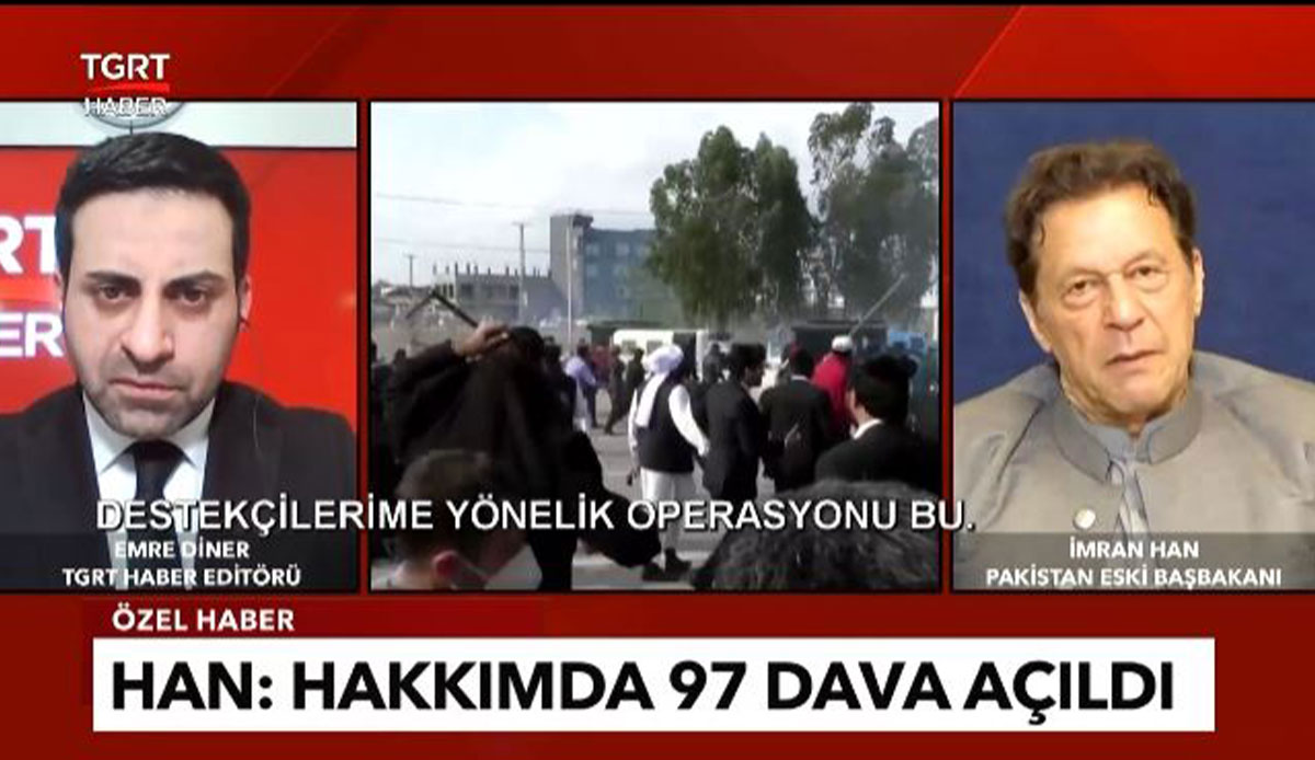 Eski Pakistan Başbakanı Han'dan TGRT Haber'de şok iddia: Beni öldürmek istiyorlar