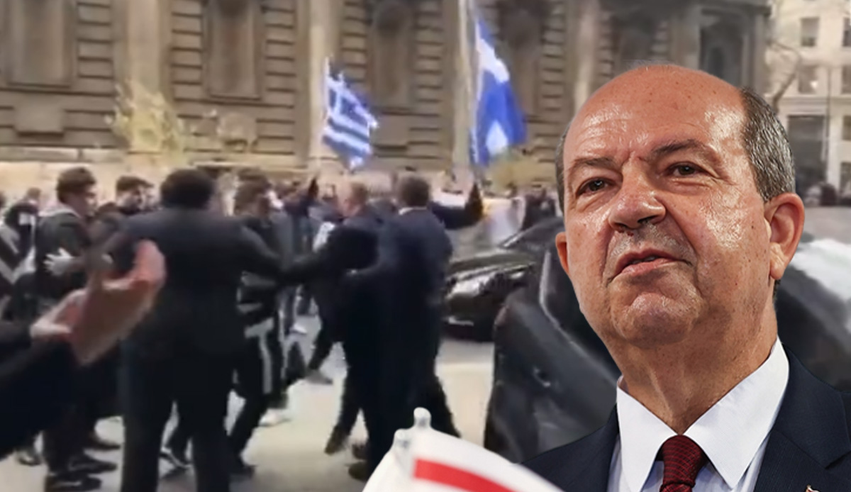 kKTC Cumhurbaşkanı Ersin Tatar’a Rum'lardan saldırı girişimi