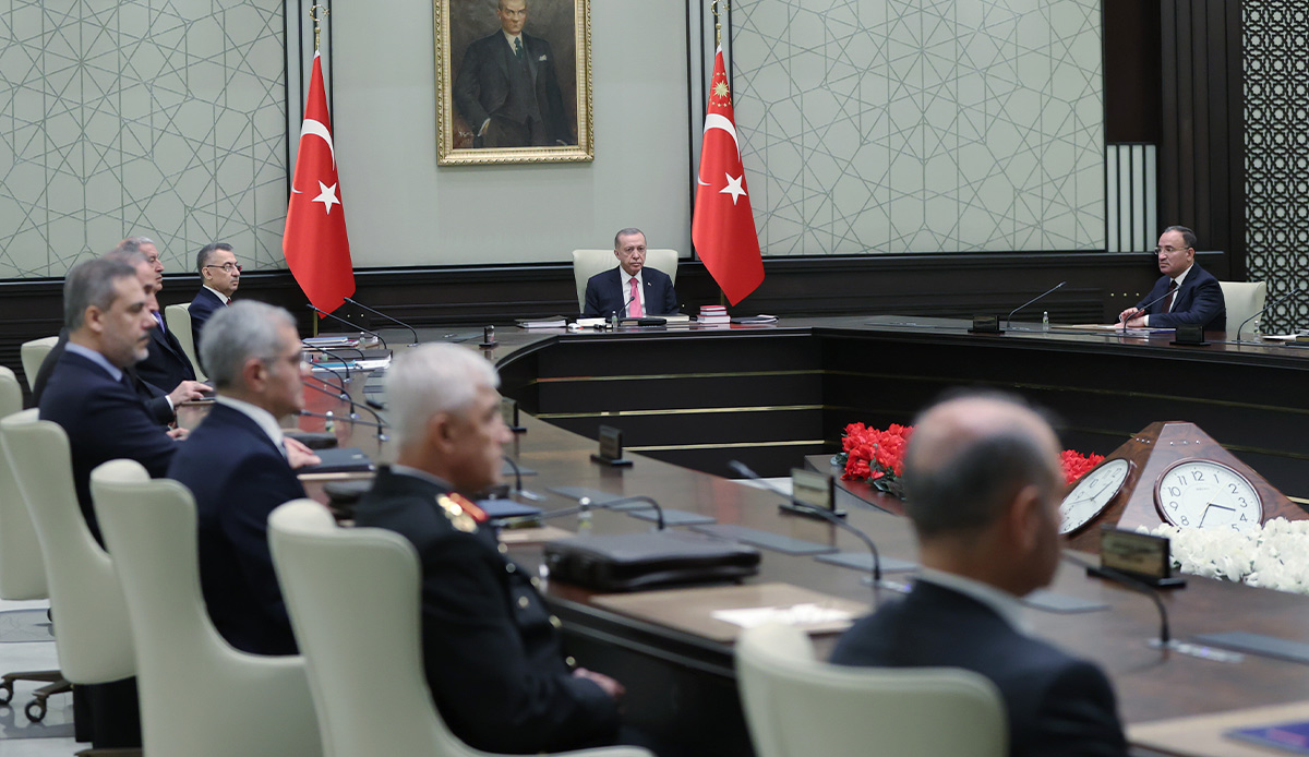 Cumhurbaşkanlığı Külliyesi'ndeki MGK zirvesi sona erdi: Deprem vurgusu dikkat çekti