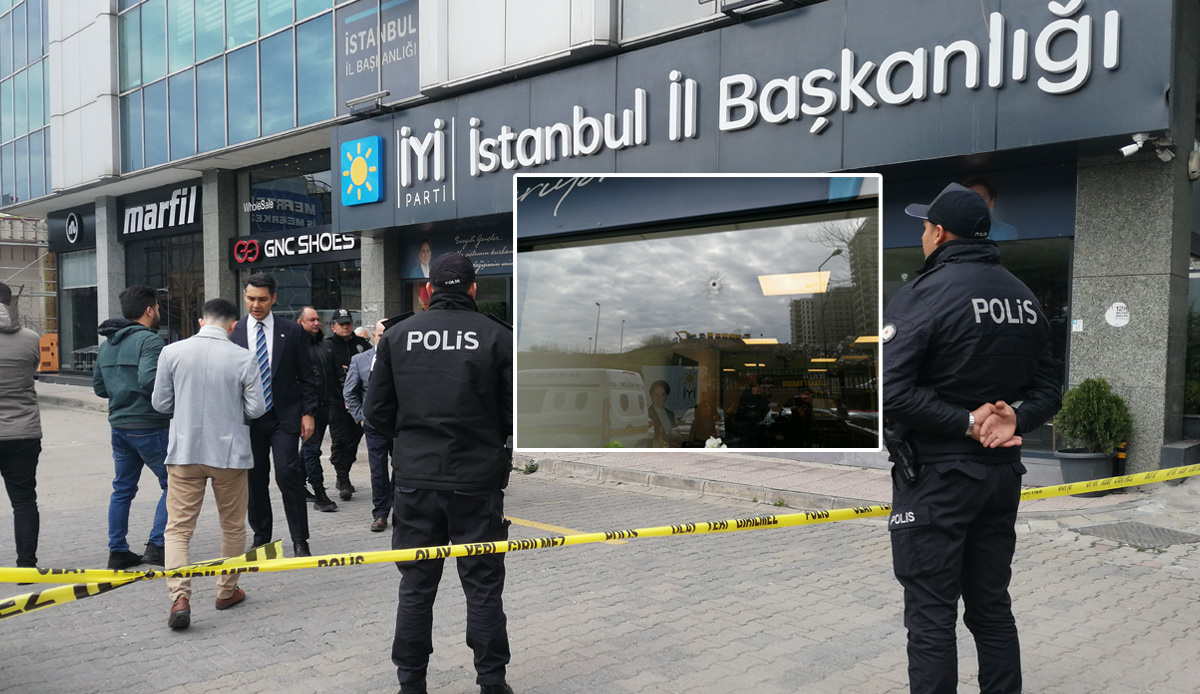 İYİ Parti İstanbul İl Başkanlığına silahlı saldırı: Kurşun cama isabet etti, olay yerine ekipler sevk edildi
