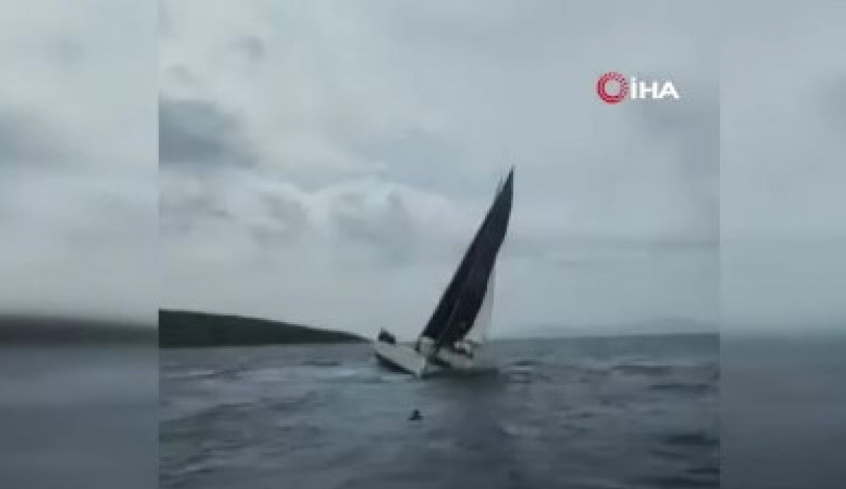 Yelken yarışlarında tekneler çarpıştı, 1 tekne battı, 7 tekne hasar aldı
