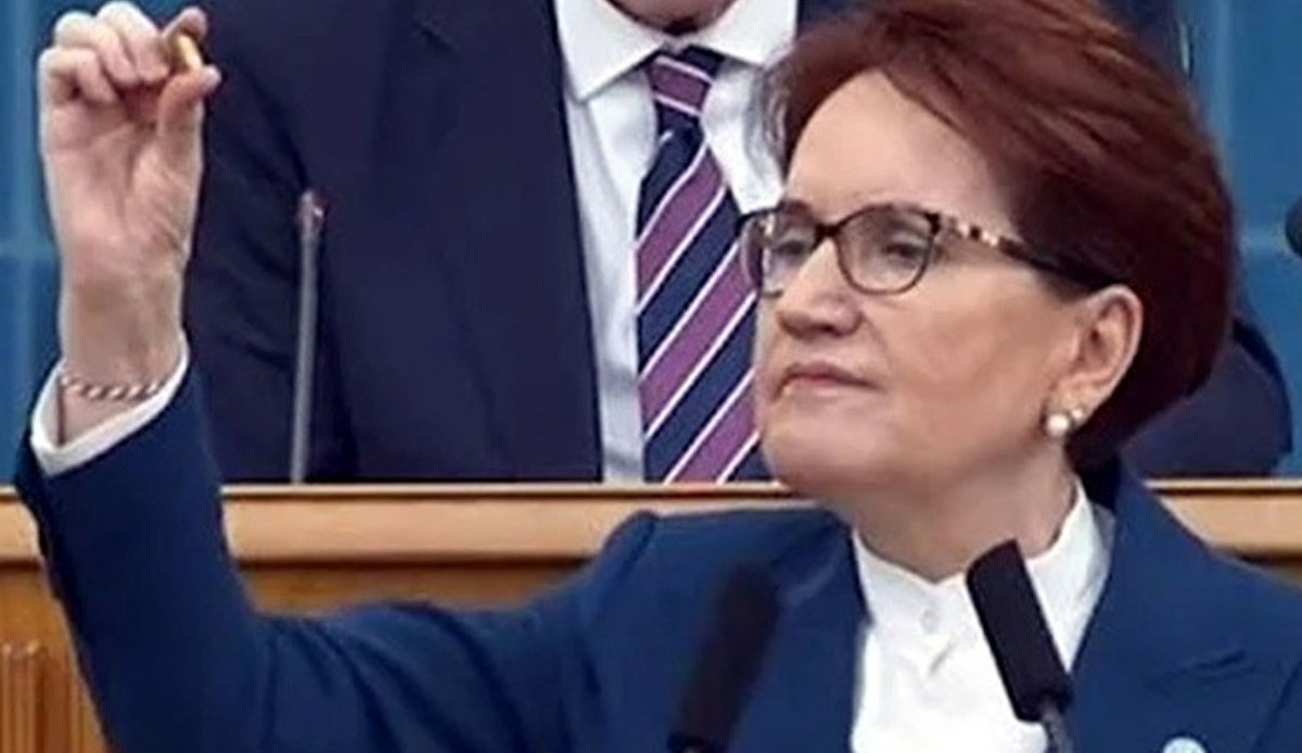 Akşener TBMM kürsüsünden mermi atıp, meydan okudu