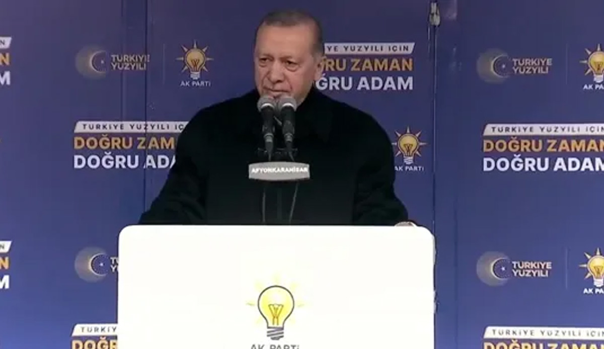 Cumhurbaşkanı Erdoğan Afyonkarahisar'da muhalefete TCG Anadolu göndermesi: Gördükçe kuduruyorlar