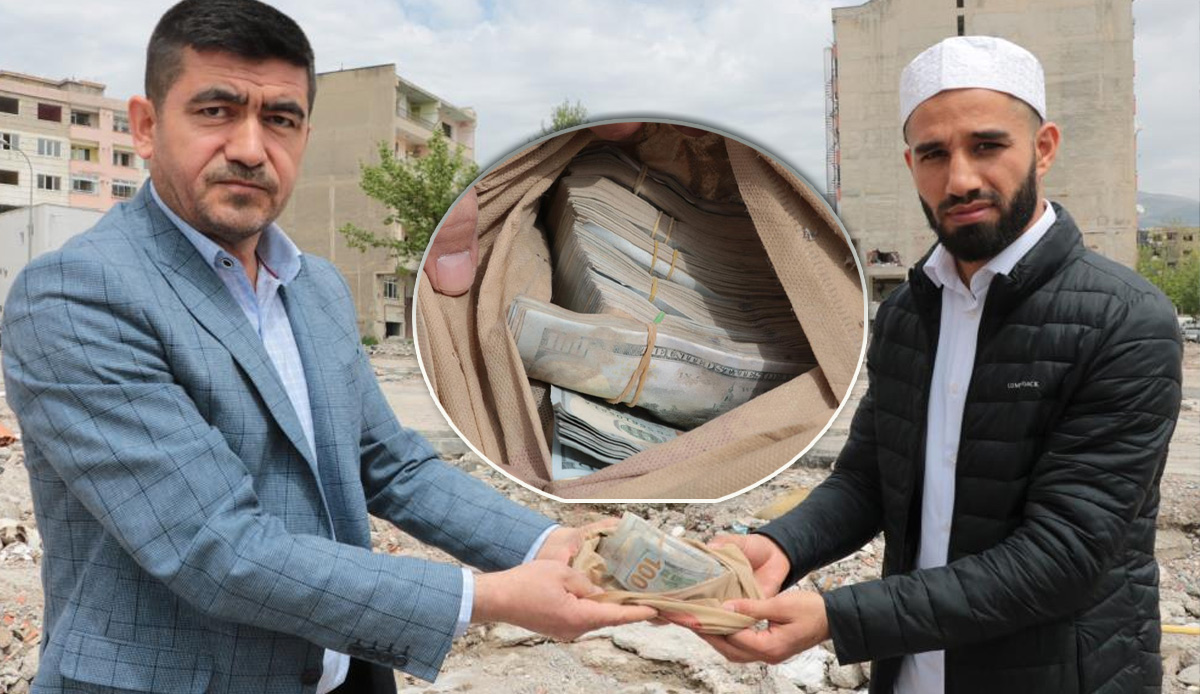 Dua etmeye gittiler, servet buldular