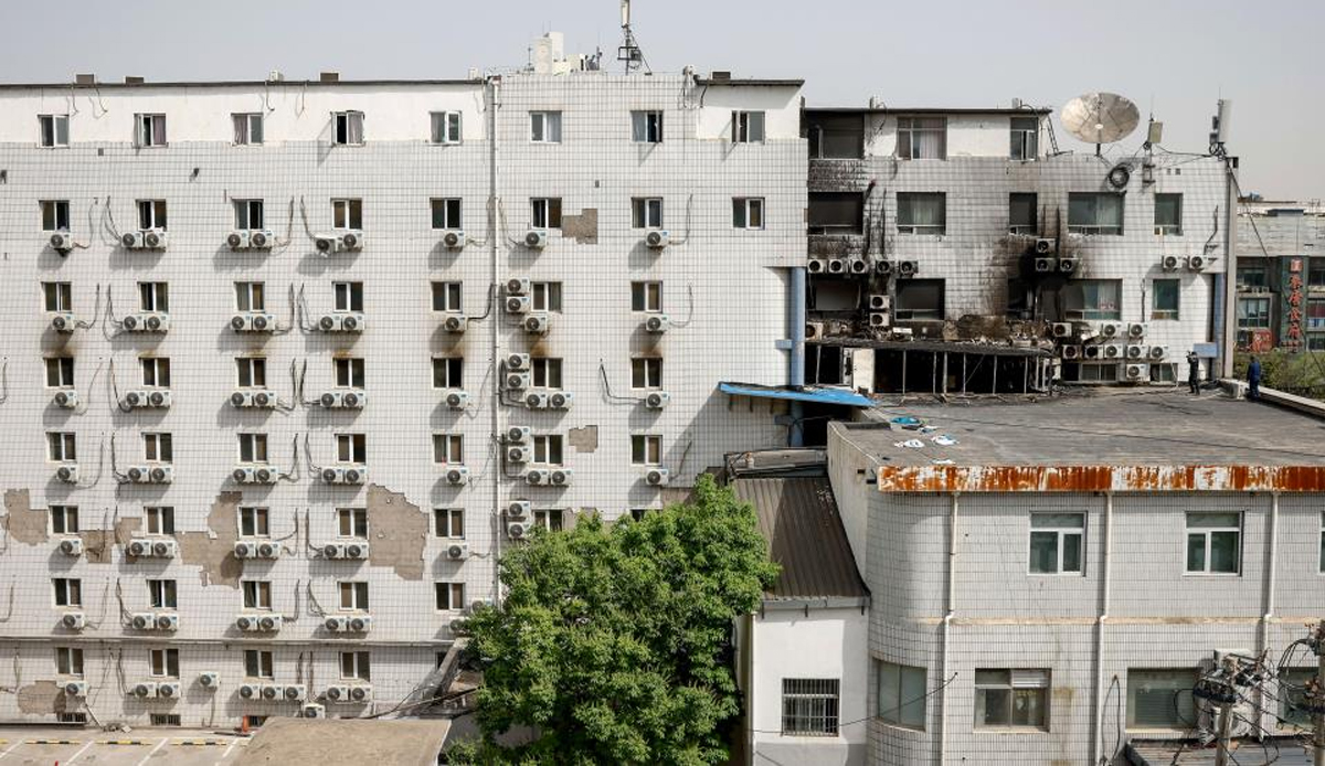 Pekin'de hastanede yangın: 29 ölü