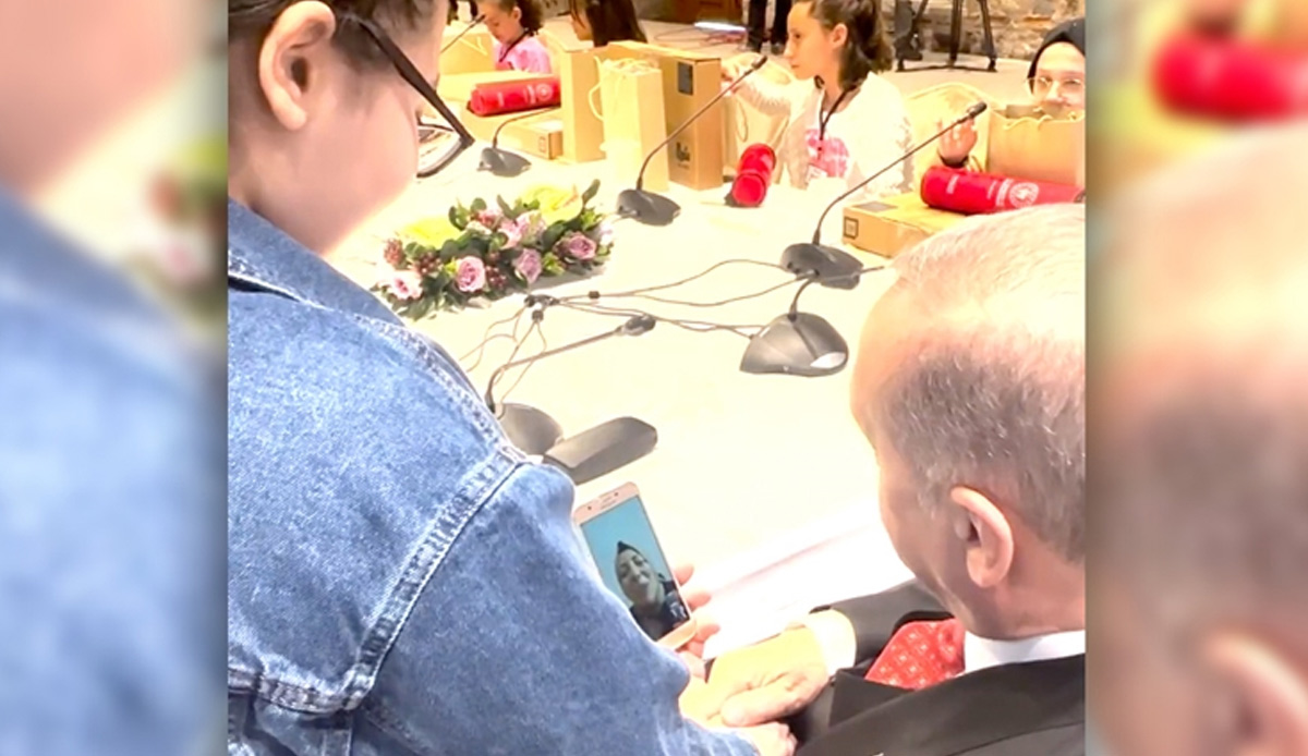 Cumhurbaşkanı Erdoğan'ın öğrenci velisiyle telefon görüşmesi: Yağmur gümbür gümbür yağıyor