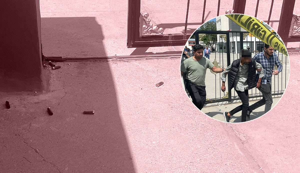 Lise öğrencisi okulda dehşet saçtı: Saldırı anı kamerada