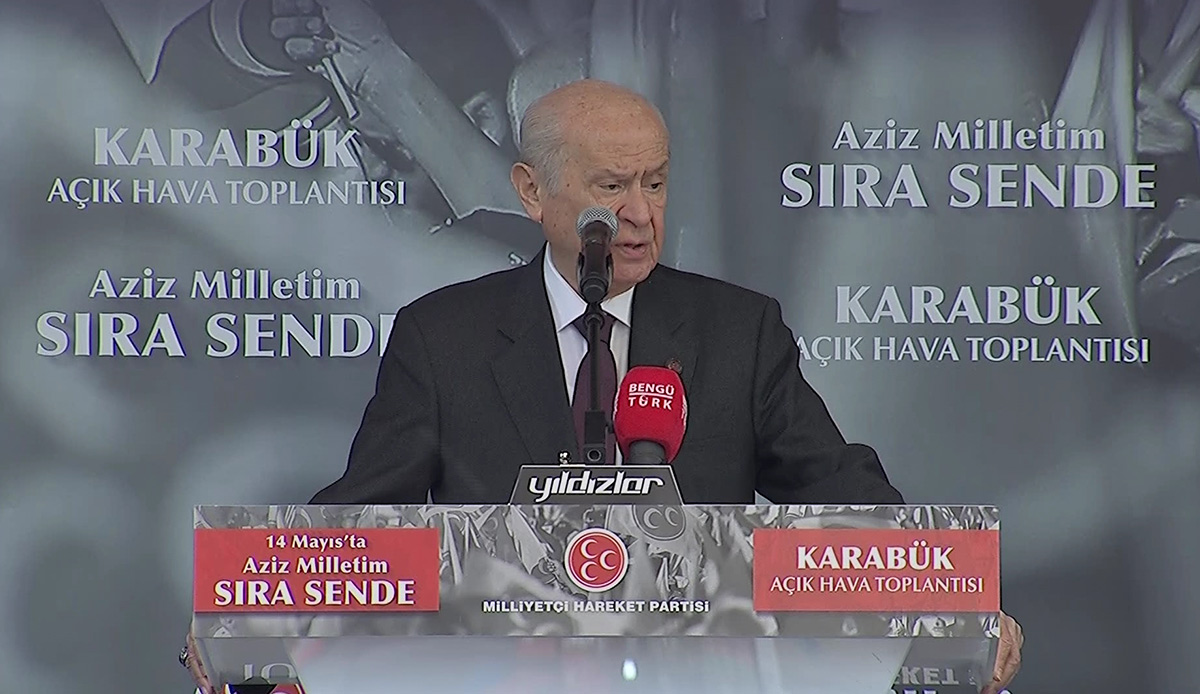 MHP Lideri Bahçeli'den Karabük'te Millet İttifakı'na sert sözler: İş birlikçi kalpazanlar