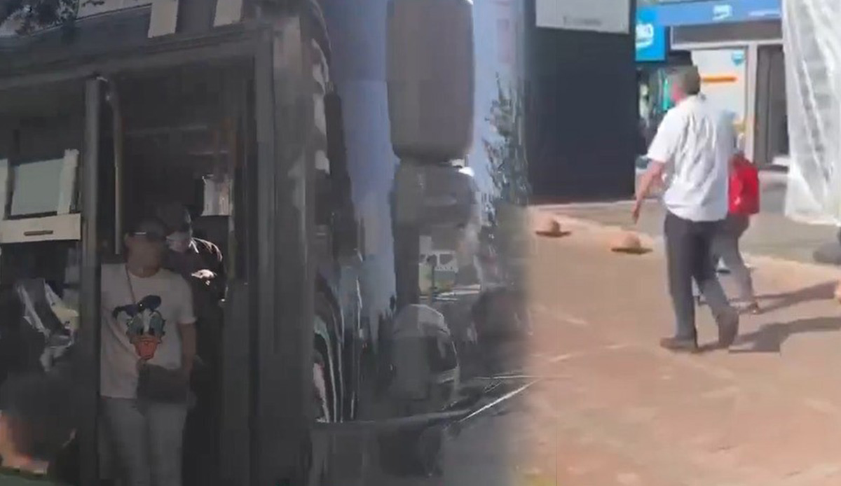 Yolcularla tartışan şoför otobüsü kenara çekti, işi bıraktı