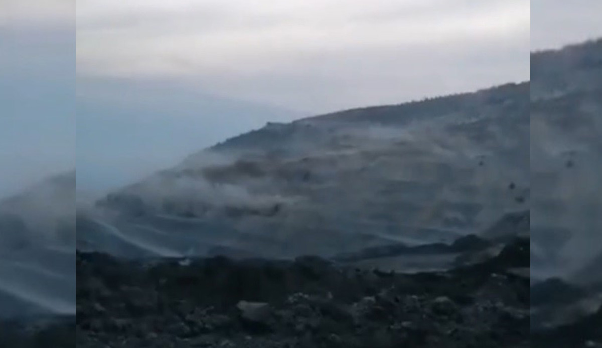 Manisa'da korku dolu anlar! 1 kişinin öldüğü maden ocağındaki toprak kayması kamerada