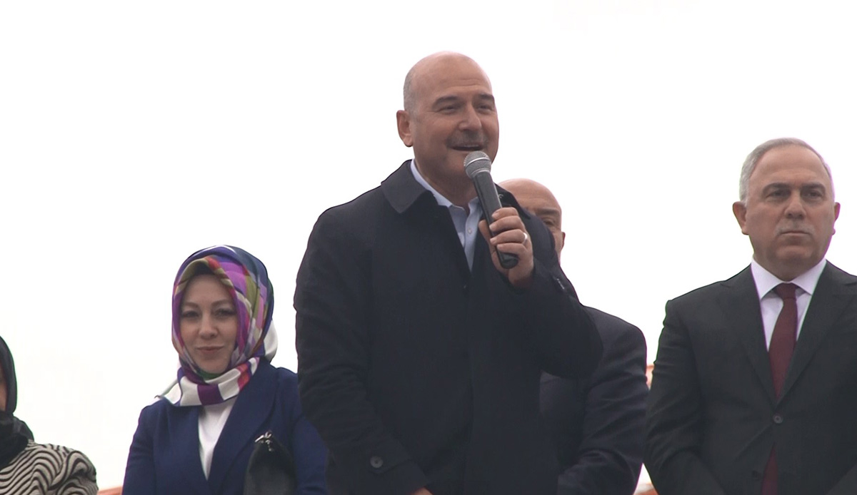 Bakan Soylu'dan konuşmasını sabote eden CHP'lilere sert tepki