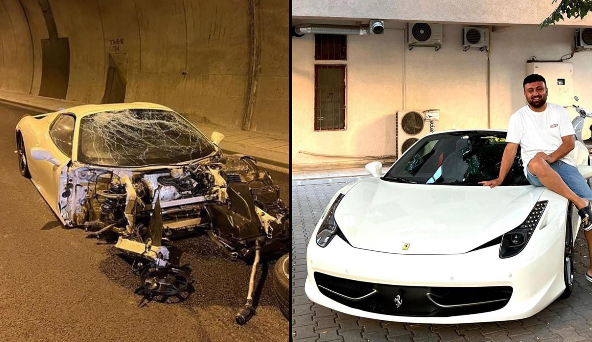 Ünlü modifiyeci ölümden döndü! 14 milyon liralık lüks araç pert oldu: O anlar kamerada