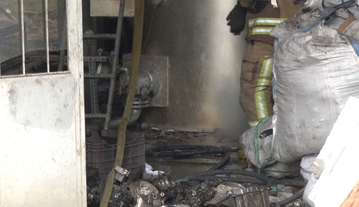 Döküm atölyesinde patlama