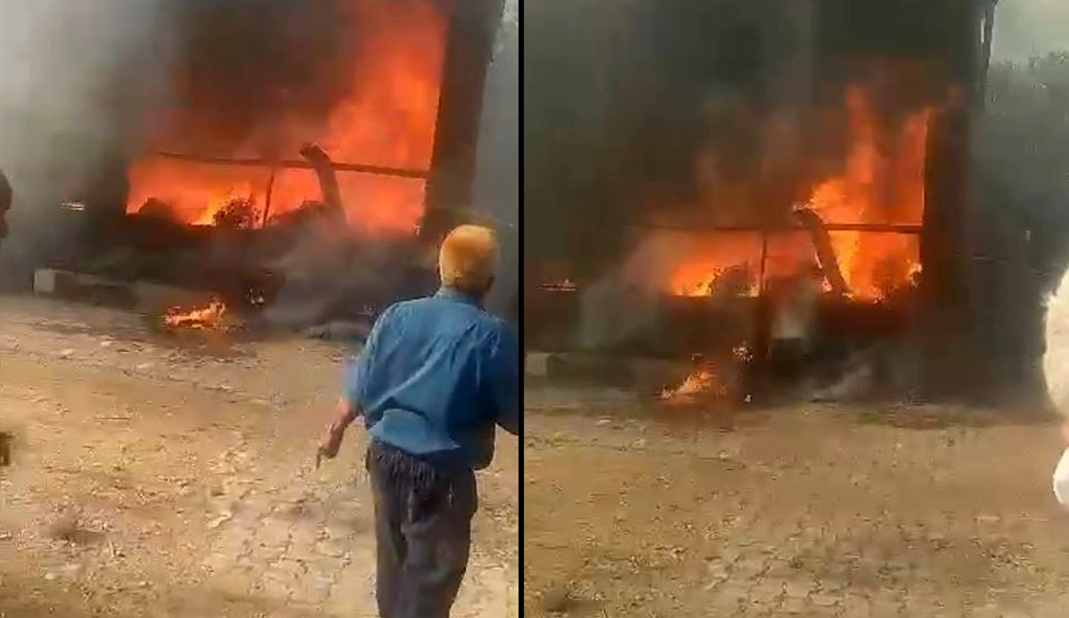 Adıyaman'da yemek yapmak isterken evin alt katında yangın çıktı! 4 kişi dumandan etkilendi