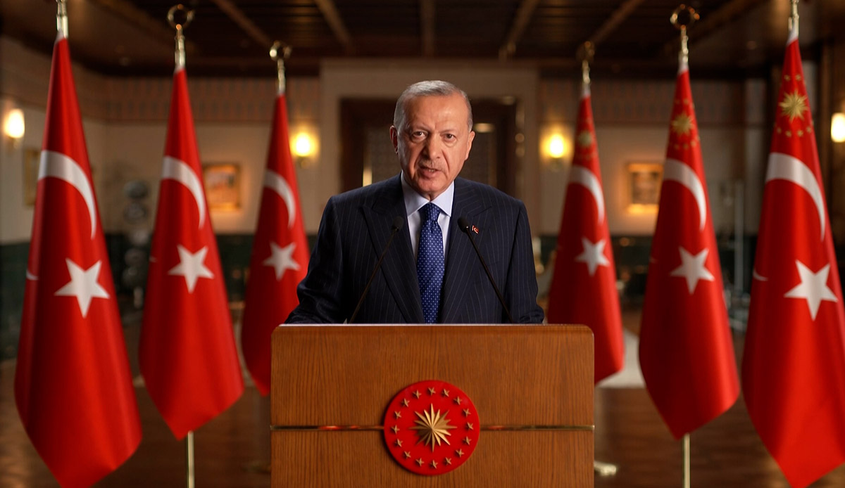 Cumhurbaşkanı Erdoğan'dan Türk Kızılay'ın Olağanüstü Genel Kurulu'na mesaj