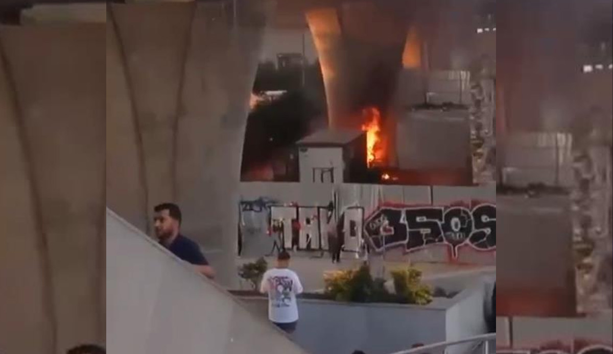 Haliç metro köprüsünde yangın! Trafodan çıkan alevler yürekleri ağza getirdi