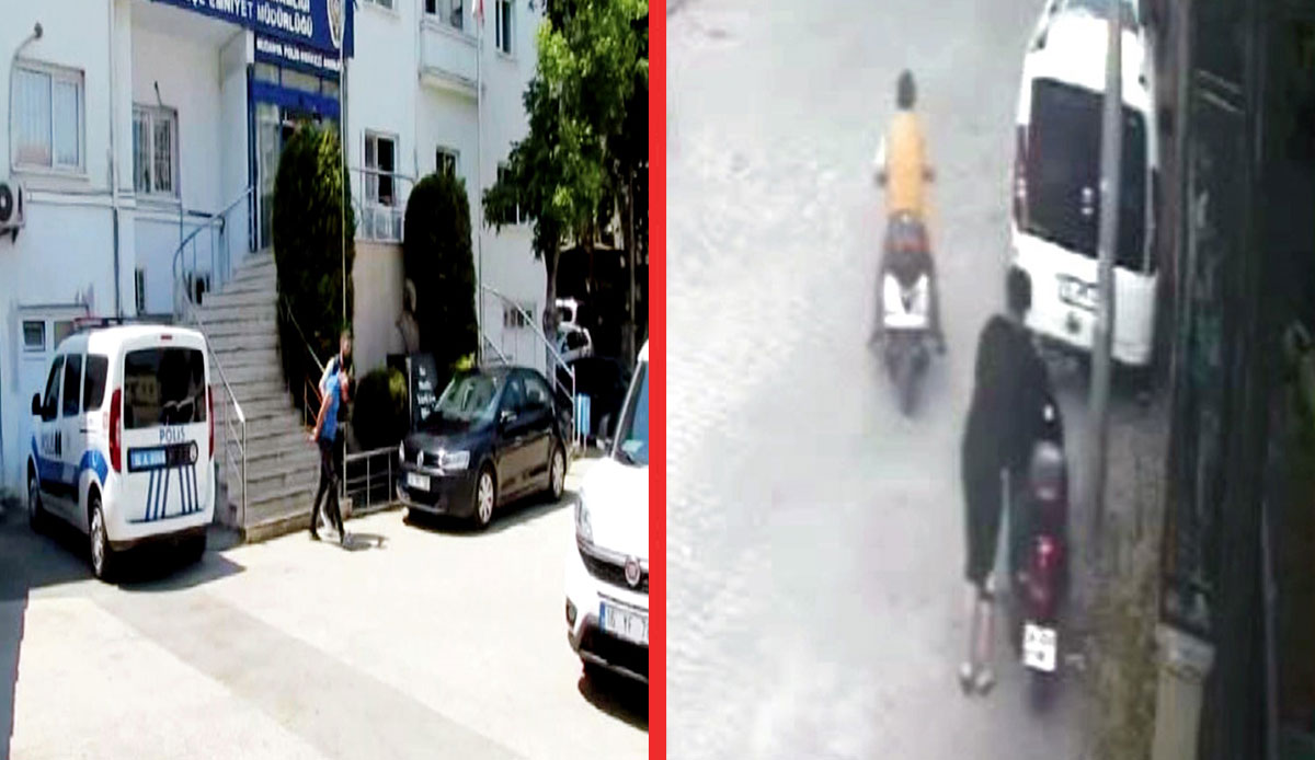 Bursa’da motosiklet hırsızlığı: Kameralara anbean yansıdı