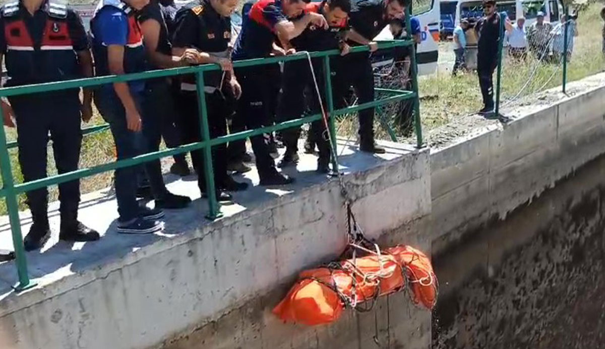 Amasya'da korkutan olay: HES kanalında ceset bulundu
