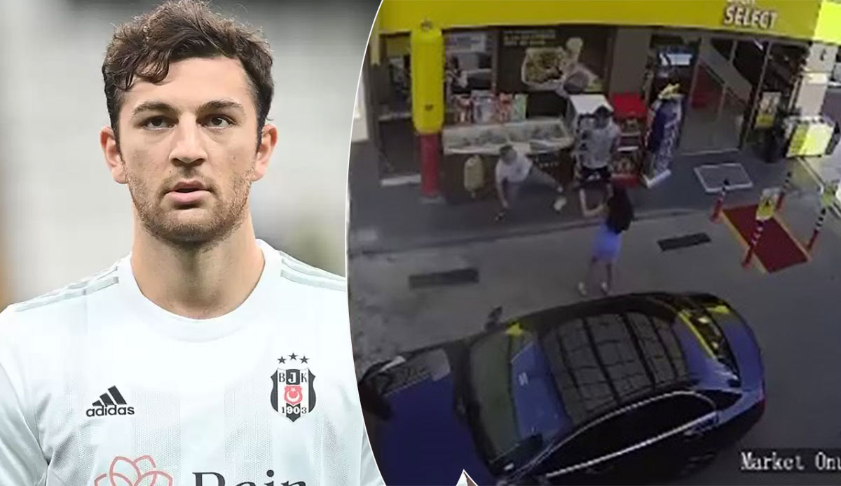 Saldırıya uğrayan Beşiktaşlı futbolcu Emrecan Uzunhan'ın görüntüleri ortaya çıktı