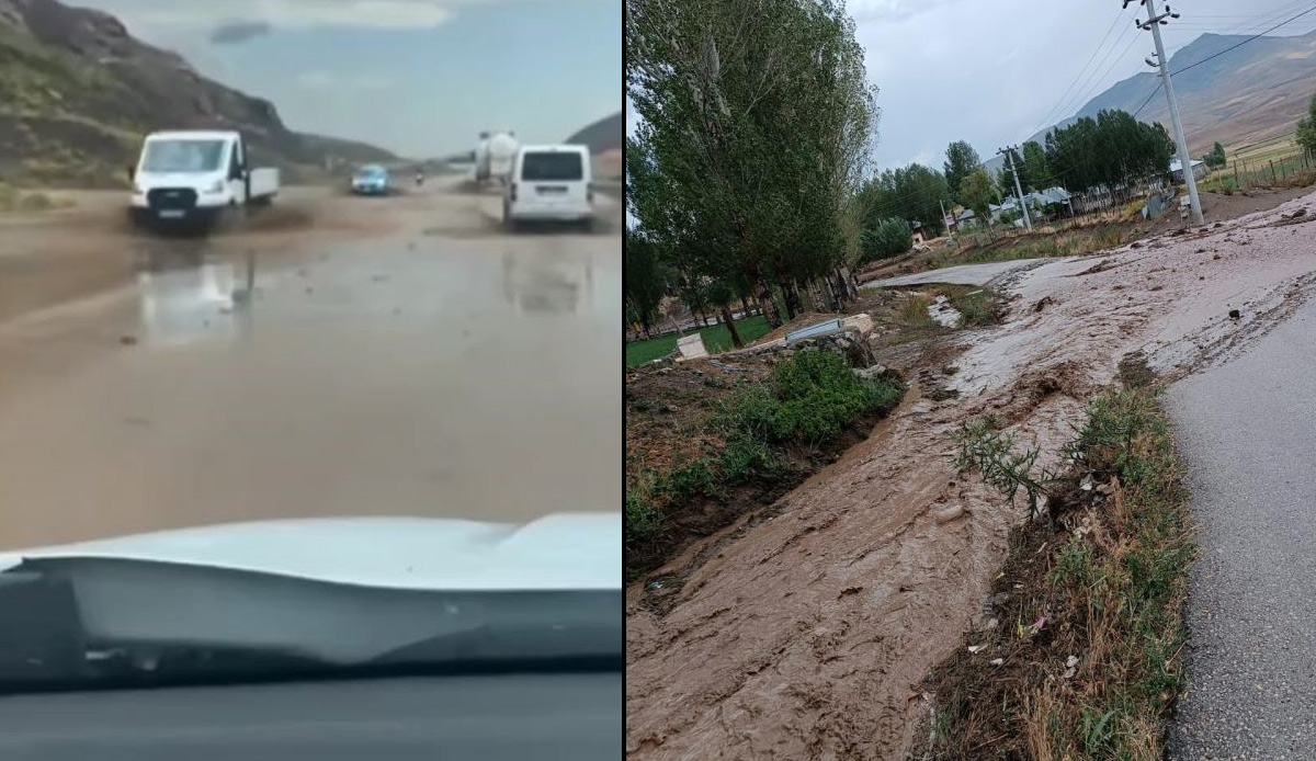 Van'da yağış sonrası sel kırdı geçti! Tarım arazileri hasar gördü