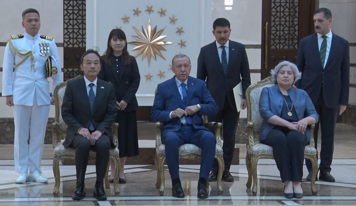 Cumhurbaşkanı Erdoğan büyükelçileri kabul etti