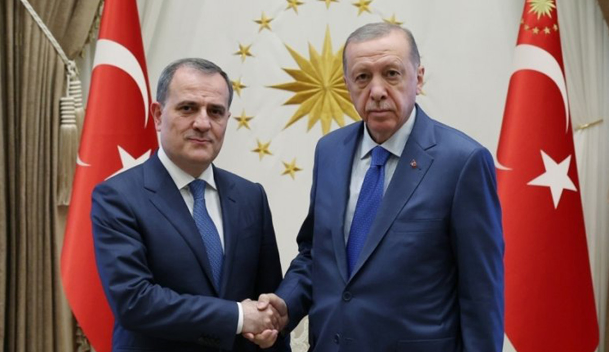 Cumhurbaşkanı Erdoğan, Ceyhun Bayramov'u kabul etti