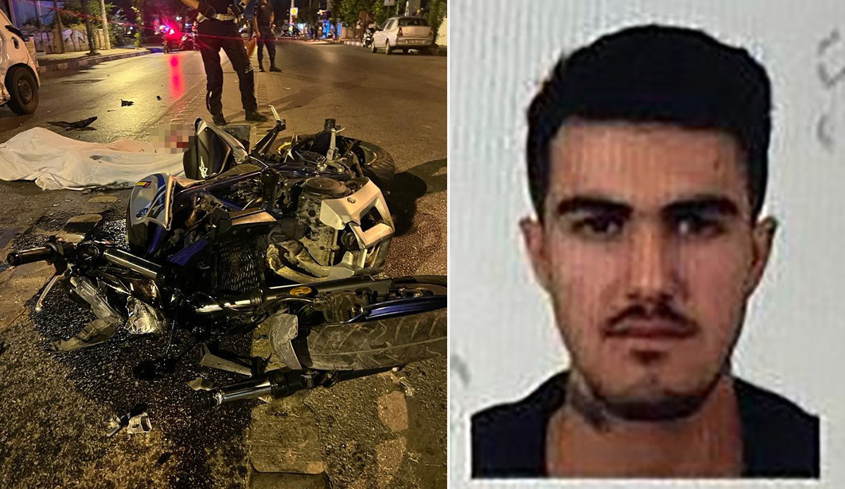 Aşırı hız motorsikletli genci hayattan kopardı, o anlar anbean güvenlik kameralarına yansıdı