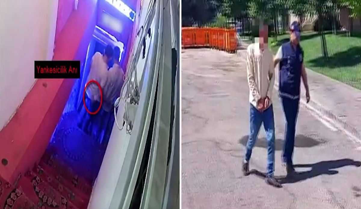 Hırsızlık yöntemi şaşırttı: Sarılmasıyla çalması bir oldu