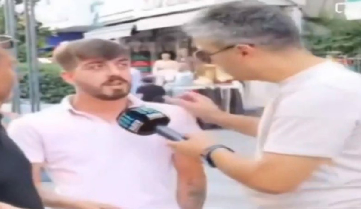 Sokak röportajındaki uyuşturucu itirafı sonrası evinden alındı