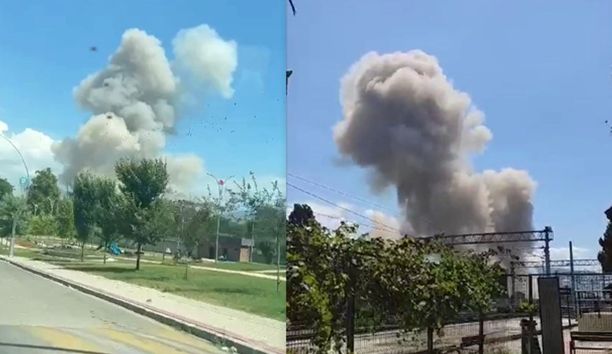 Kocaeli patlama anı