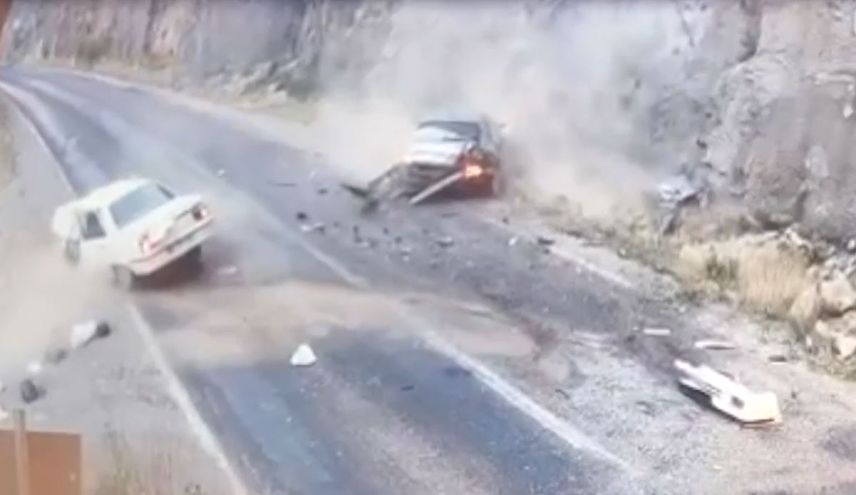 Korkunç kaza ölümle sonuçlandı! Görüntüler anbean kaydedildi: Sürücünün çaresizliği yürekleri sızlattı