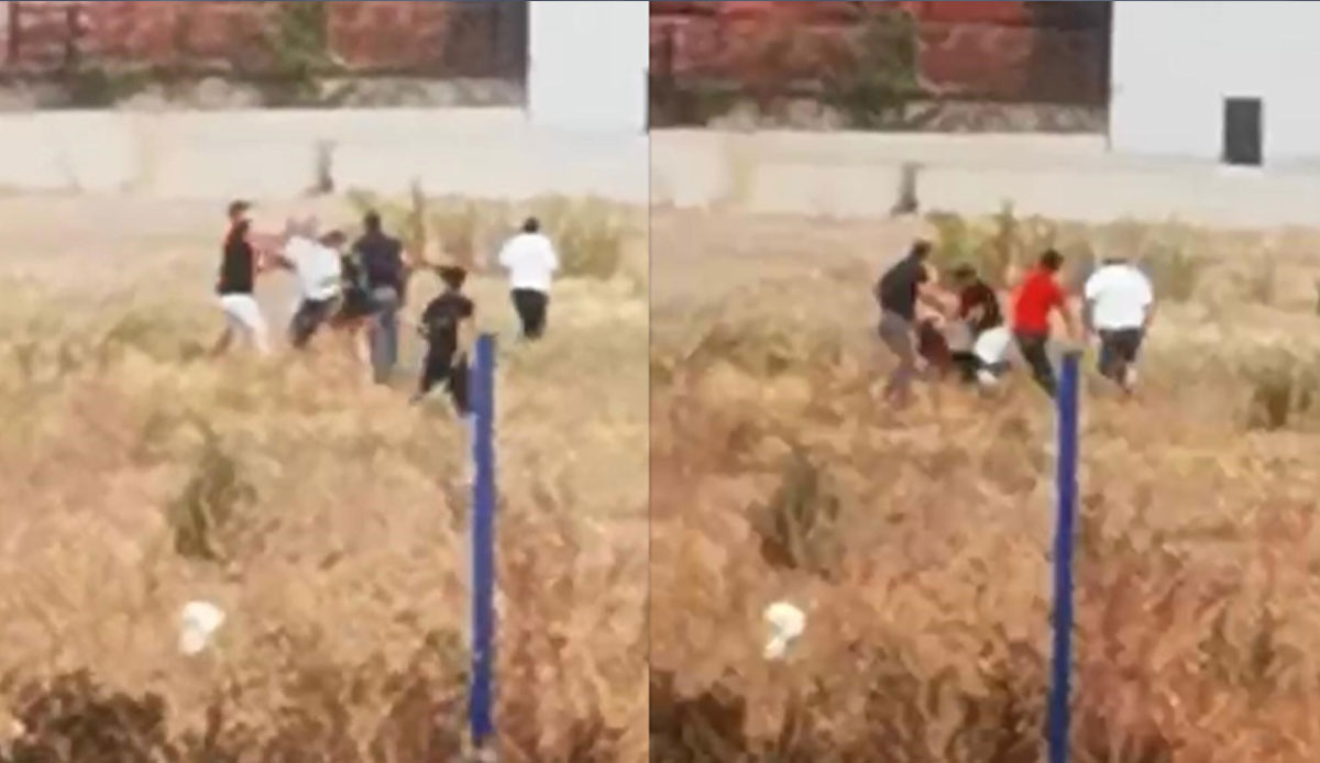 Yangından çok kavga korkuttu: O anlar kamerada