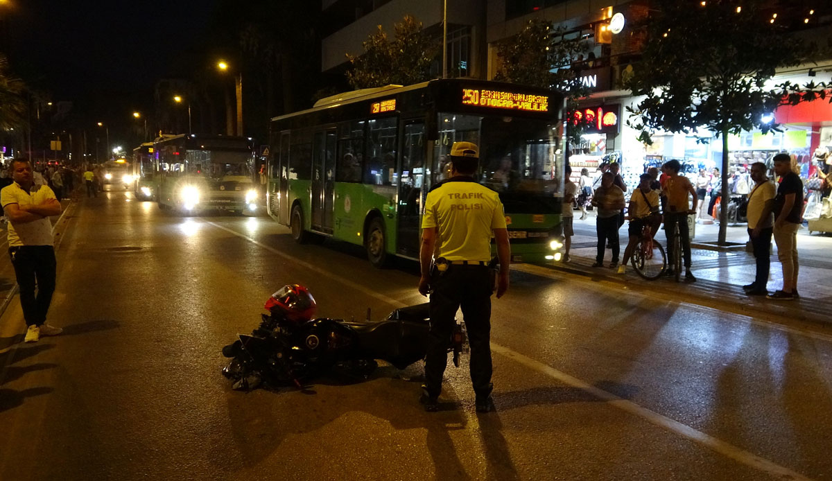 Motosiklet dehşet saçtı: Hamile kadın ağır yaralandı