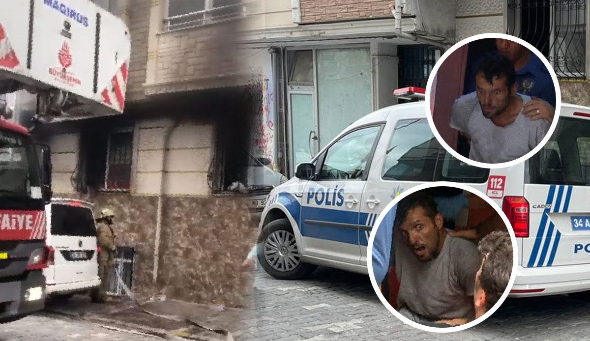 Esenyurt'ta dehşet veren olay! Eşiyle tartışan adam, 3 çocuğunun olduğu evi ateşe verdi